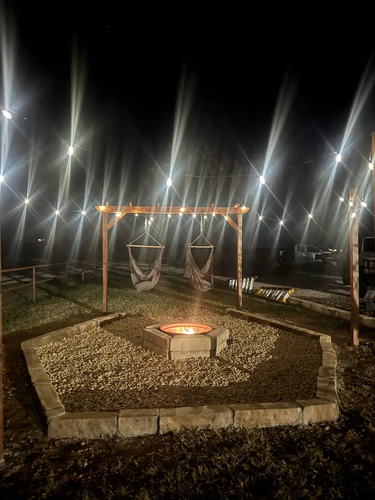 Custom fire pit build